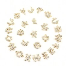 1Pc Classic Pave Initial Link Chain Anklet For Women - Anklets - View 4