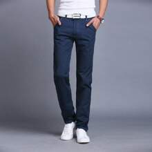 Jeans Caballero Slim Fit Mezclilla Stretch Hombre - Azul - Ver 1