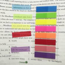 6 Sets (960 Sheets) Fluorescent Pointed Sticky Notes With 8 Colors And Transparent Flat Head For Students Reading And Office Use, Waterproof, Writable And Reusable. - Fluorescent Color - View 4