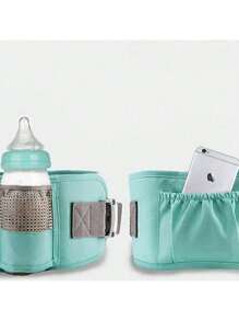Mochila Canguru Maternidade Bebê Bolsa Carregar Conforto Suporte Criança Costas Baby Passeio ref: A6612 - Verde Menta - Visão 3