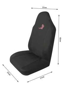 1 Pieza De Funda De Asiento De Gecko Rosado Y Negro