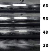 Pet 3d Carbon Fiber Car Sticker - PET 3D Carbon Black - View 1