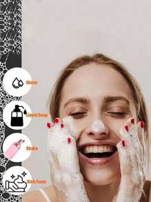 60ml Foam Mousse Bottle Lash Cleanser Shampoo Distributor For Eyelash Extensions Professional Clean No Irritation Mousse Bottle - Silver - View 2