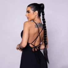 Women Jumpsuits - 黑色 - 查看 2