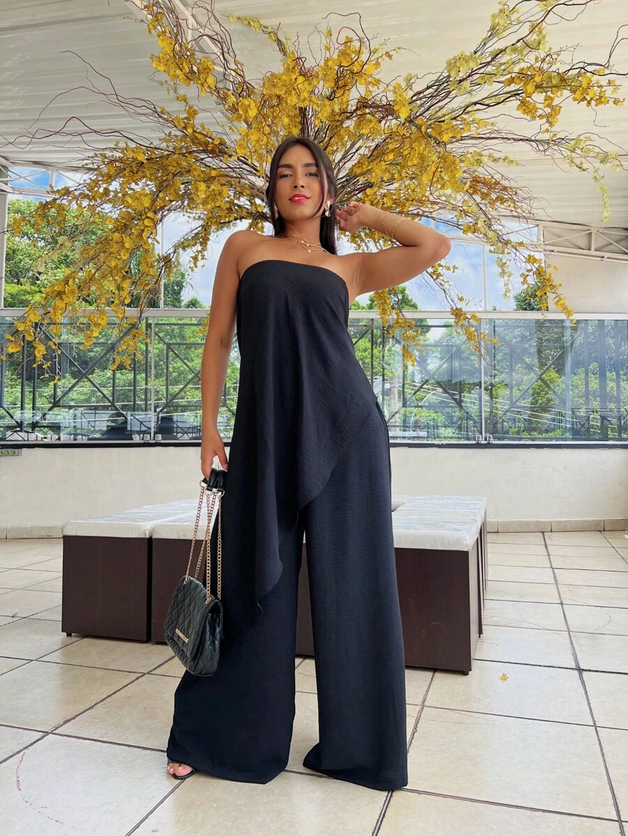 Women Jumpsuits - Black - View 1