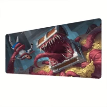 Devineresse Magic Chest Monster Mouse Pad Desk Mat Large Computer Keyboard Pad Anime Mouse Pad Board And Card Pad TCG Playmat Table Mats Compatible With MTG RPG CCG - Multicolor - View 6