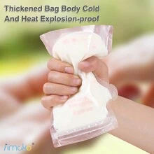 Iimcko® 30入組母乳儲存袋,適用於母乳餵哺的牛奶袋,帶150ml/250ml自立式設計的一次性儲存袋,無漏的牛奶冷凍袋 - 無色 - 查看 4