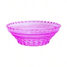 30 Salseras De Plástico Girasol Tipo Cristal Cortado Neón. - Rosa Fucsia - Ver 3