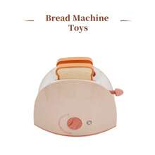 Mini Children's Kitchen Toy Set, Pretend Play Kitchen Toys Including Coffee Maker, Toaster, Mixer, Juicer, Washing Machine, Water Dispenser, Vacuum Cleaner And Oven, With Realistic Light And Sound Effects, Suitable For Kids Age 3+ - Bread Machine - View 1