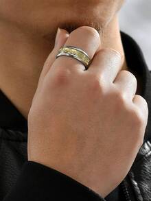 1 Miếng Nam Hip Hop Phong cách Thép không gỉ Sáng Nhẫn , Giải trí & , 5 Kích thước Có sẵn - Nhiều màu - Xem 4