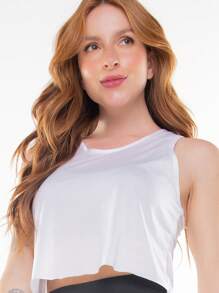 Women Basic Tops - Blanco - Ver 3