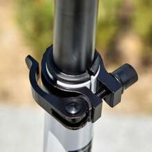 HOMCOM Folding Kick Scooter 2 Big Wheels Teens Adult 14+ Adjustable Ride On - White - View 5