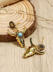 Anting Menjuntai - Yellow Gold - View 2
