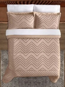Home Elephant Premium Duvet With Covers King Size Sand Two Tuscan Views - Khaki - View 3