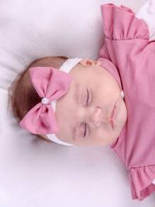 Baby Girls Sets - Màu hồng gỉ - Xem 3