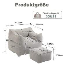 Bean Bags - Gris Claro - Ver 3