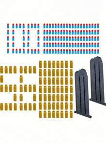 Toy Soft Bullets, Refill 100 EVA Bullets Toy Gun Premium Foam Bullets Refill, Toy Bullets Ammo Pack Refill Kit