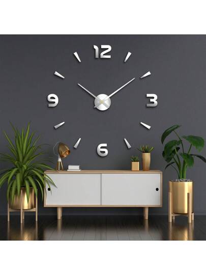 3D Diy Frameless Large Wand Clocks Living Room Moderne Extra Big Stickers Home Kitchen Bedroom Indoor ative Giant Silent Klok Kit Ho Office ation,Home ,Room Birthday Graduation Dormitory Back To School