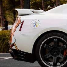 Fuel Tank Stickers High-Consumption Fuel Explosion Table Stickers EF Fuel Tank Logo Car Stickers Fuel Tank Gauge Car Stickers - Color - View 10