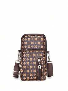 女士手机包，迷你斜挎包，竖款零钱包，运动腕包，带耳机孔的迷你休闲斜挎手机包，适合白领、大学生、上班族、商务人士、通勤族、办公室等各种场合，周年纪念日、情侣、生日、情人节、圣诞节、感恩节等节日礼物 - 彩色 - 查看 2