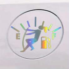 Fuel Tank Stickers High-Consumption Fuel Explosion Table Stickers EF Fuel Tank Logo Car Stickers Fuel Tank Gauge Car Stickers - Color - View 11