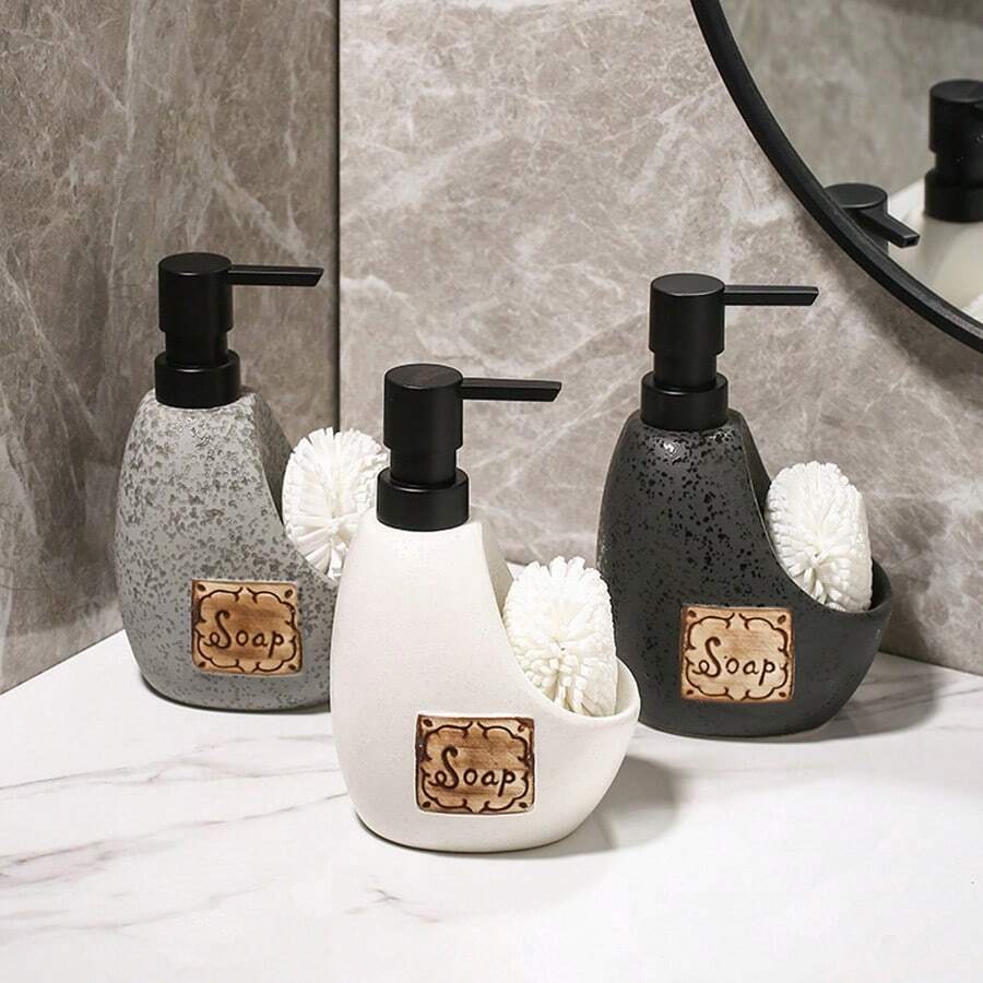 450ml Ceramic Lotion Dispenser Bottle For HighEnd Cosmetic, Hand Soap