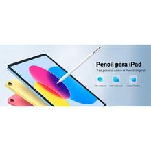 Lápiz Digital Smart Stylus Pen Para iPad Pencil Con Enlace Magnético - Blanco - Ver 5