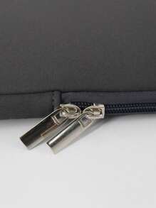 1 件手提笔记本电脑包，模拟潜水料平板电脑内衬包，苹果 iPad 泡沫保护套，电脑包，便携式收纳包，轻巧便携，兼容 iPad 收纳包保护套平板电脑包笔记本电脑内衬包保护套 -13 英寸平板电脑内衬包，适合日常上班族、大学生、朋友礼物、老师礼物、实习礼物、毕业礼物、公司活动纪念品、字母 A 到 Y 教室笔记本电脑包教室包教师收纳包教室整理包 - 黑色 - 查看 9