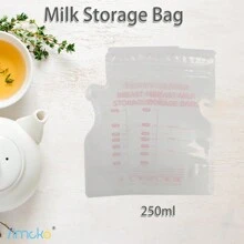 Iimcko® 30入組母乳儲存袋,適用於母乳餵哺的牛奶袋,帶150ml/250ml自立式設計的一次性儲存袋,無漏的牛奶冷凍袋 - 無色 - 查看 3
