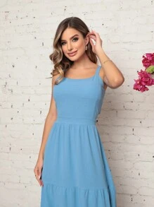 Women Dresses - 淺藍色 - 查看 2