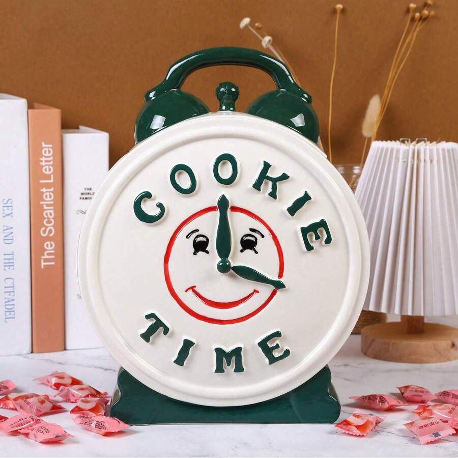 Monica's Kitchen Cookie Time Cookie Jar - White - View 1