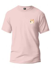 Men T-Shirts - Baby Pink - View 1