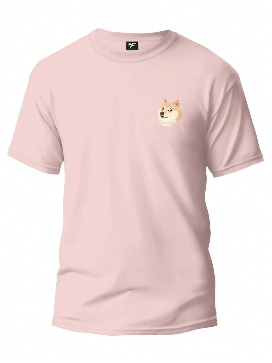Men T-Shirts - Baby Pink - View 1