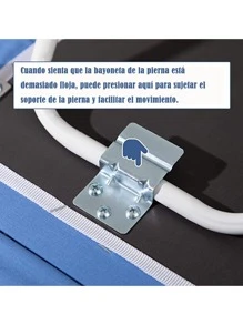 Burro De Planchar Plegable Multifuncional Mesa De Planchar - Azul - Ver 8