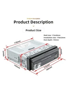 TUNKE Car Electronics Accessories - Black - View 9