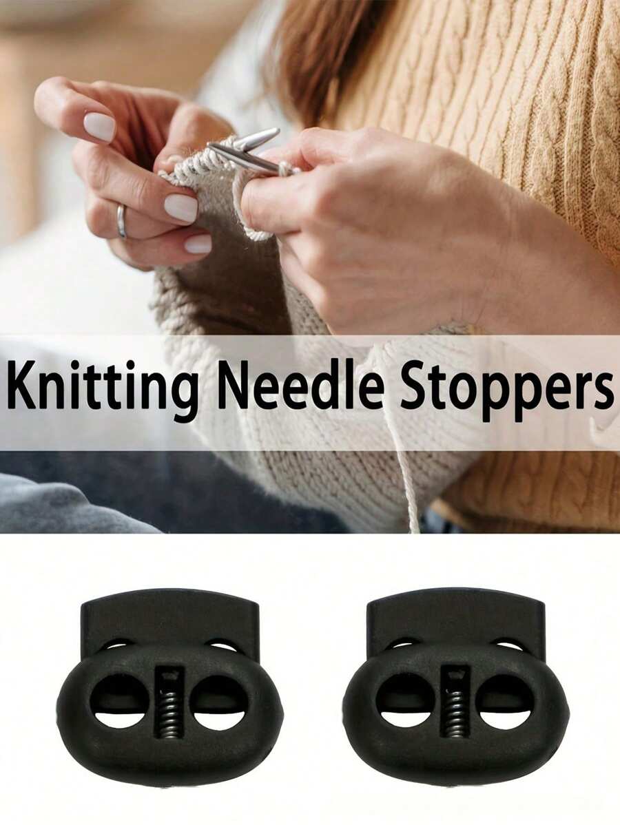 10pcs Knitting Needle Stopper, Knit Knitting Needles Point Protectors