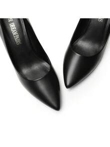 Women's High Heels Pointed Toe Chunky Heeled Block Classic Slip On For Spring Wedding Casual Or Formal Occasions Dress Pumps Shoes - màu đen - Xem 8