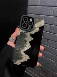 TPU皮革海洋波浪沙滩艺术印花相机保护手机壳，兼容 X、XR、11、12、13、14、12 Pro Max、13 Pro Max、14 Pro Max、15、15 Pro、15 Plus、15 Pro Max、16、16 Pro、16 Plus、16 Pro Max、A04、A12、A13、A14、A24、A32、A50、A33、A34、A52、A54、A71、A73、S20、S20 FE、S22 Ultra、17、17 Pro、17 Pro Max等机型。时尚手机壳，女士礼物，生日周年纪念日庆典佳品。 - 彩色 - 查看 3