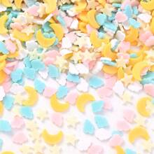 10g Polymer Clay Fruit Flower Sugar Butterfly Love Crown Nail Art Slices, Charms Fimo Slices 3D Polymer Slices For Slime, Lip Gloss Making Supplies And Nail Art Decoration,Cellphone Decorations Valentines