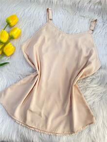 Plus Size Tank Tops & Camis - 米色 - 查看 2