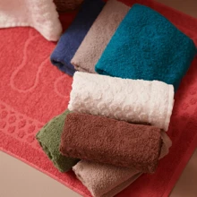 Kit C/ 3 Toalha De Piso Pézinho - Tapete Lisboa 100% Algodão - 45x70cm - Cores Sortidas - Visão 3