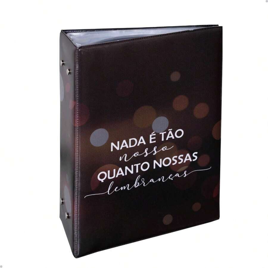 Álbum Fotográfico 500 Fotos 10x15 - LEMBRANÇAS - Preto viagens - Preto - Visão 1