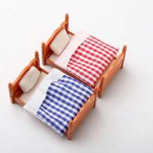 1pc Toy For Girls 1:12 Scale Miniature Landscape Cute Realistic Mini Furniture Bunk Beds, Family Toys,Tent For Kids,Mini Things>Miniatures For Teenager