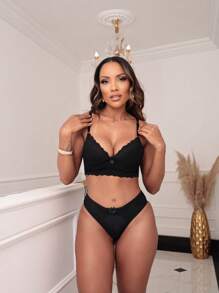 Women Bra & Panty Sets - Black - View 1