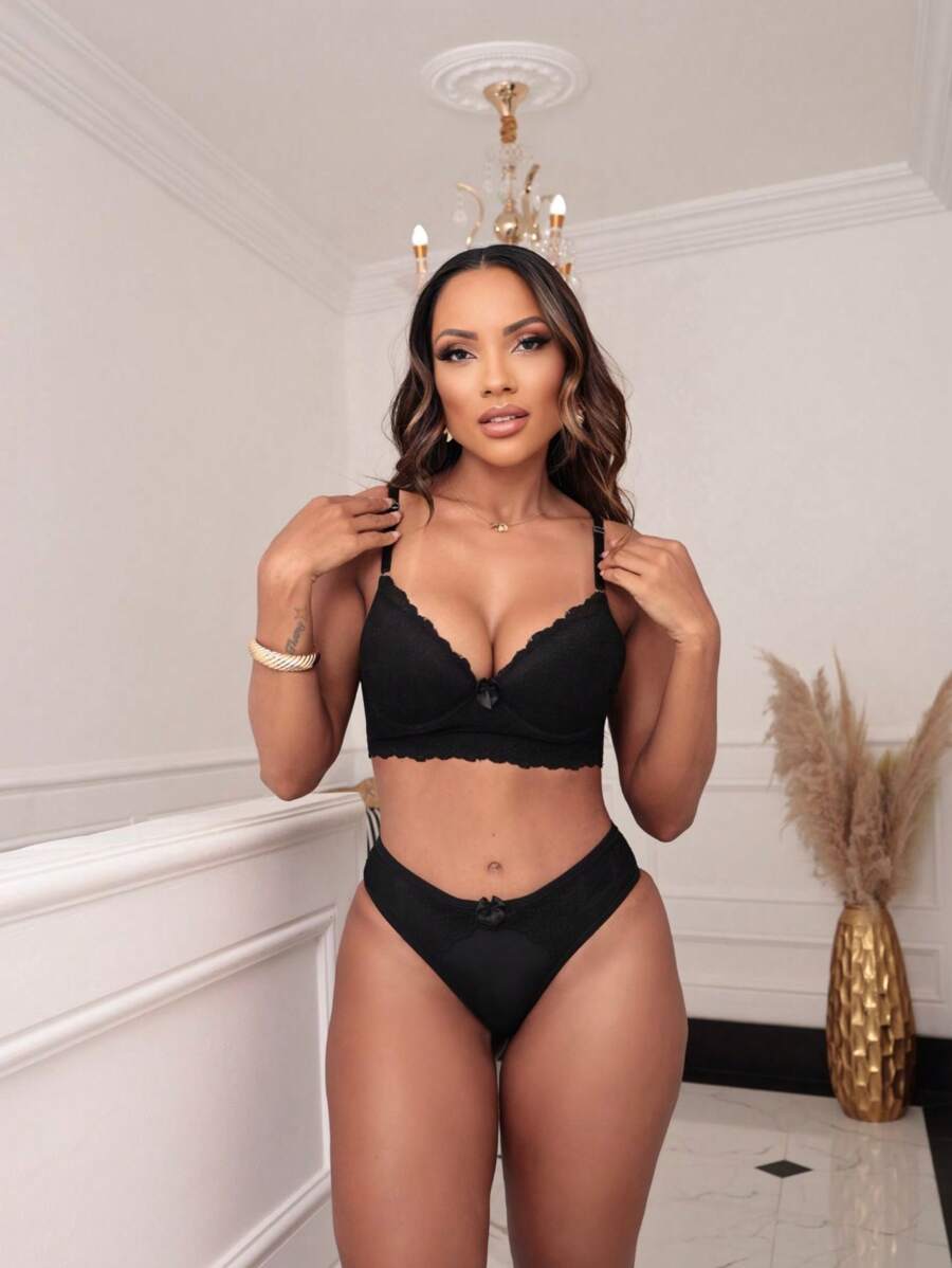 Women Bra & Panty Sets - Black - View 1