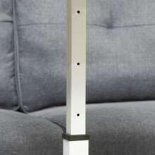 HOMCOM Roller Computer Table - trắng - Xem 9