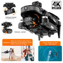 Drone Vak F3pro 5g Gps Laser 2 Camaras 4k App Wifi - Negro - Ver 4