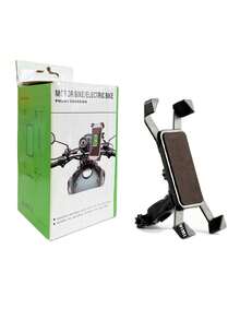 Soporte Para Celular Con Cargador Para Motocicleta 2 en 1 - Negro - Ver 7