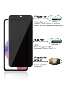 3pcs Anti-Spy Tempered Glass Screen Protectors Compatible With Samsung Galaxy A54/A15/S23 FE/A05s/A34/A35/A55/A06/A16/A26/A36/A56 Gift For Birthday, Family, Friends Phone Screen Protector, Phone Accessories