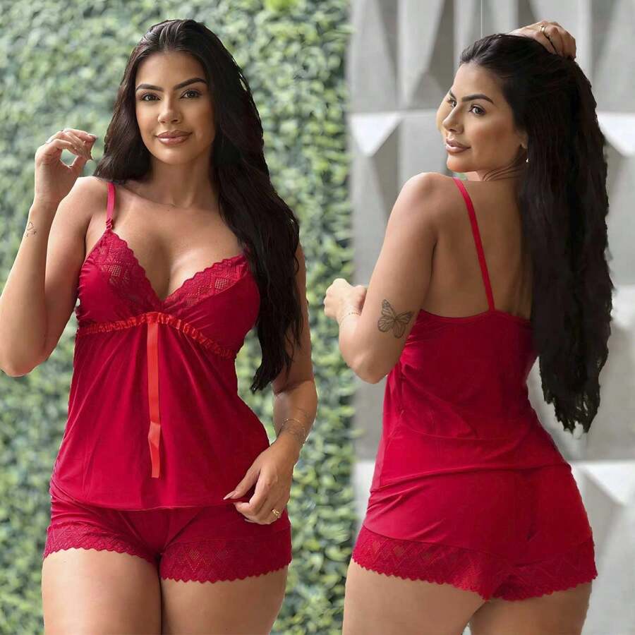 Women Nightgowns & Sleepshirts - 紅色 - 查看 1